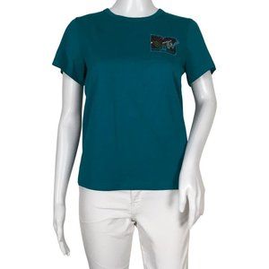 Marc Jacobs Sequin MTV Logo Sequins T-shirt DM56